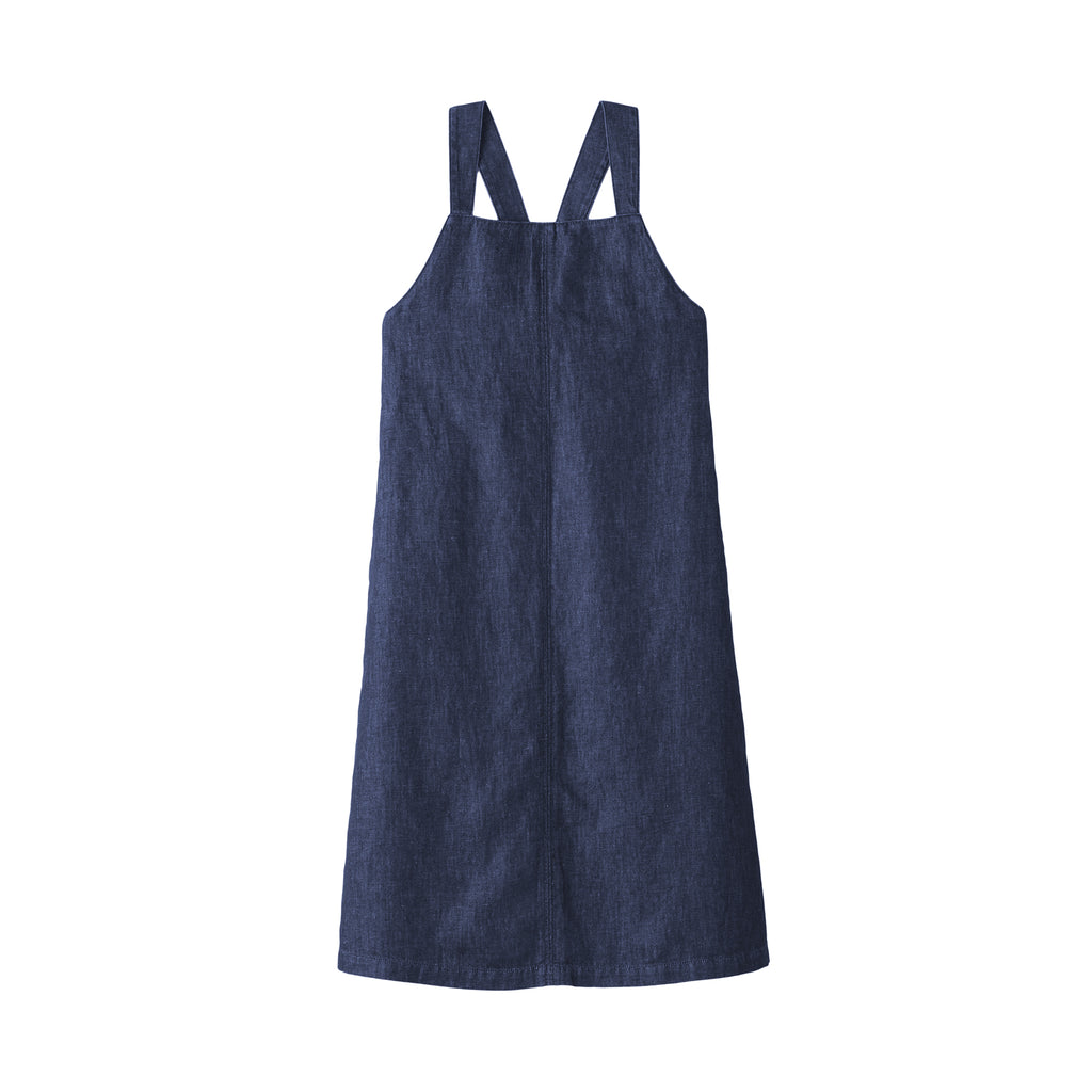 Hemp Blend Denim Jumper Skirt | Women's Dresses | MUJI USA