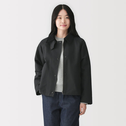 Corduroy Collar Short Blouson MUJI