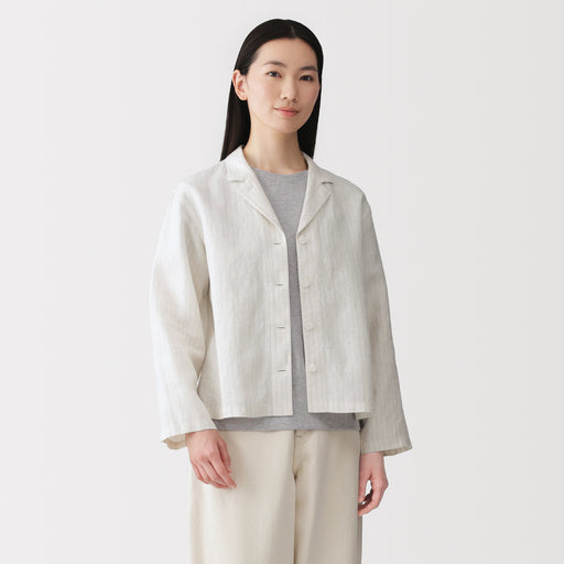 Linen Shirt Jacket MUJI