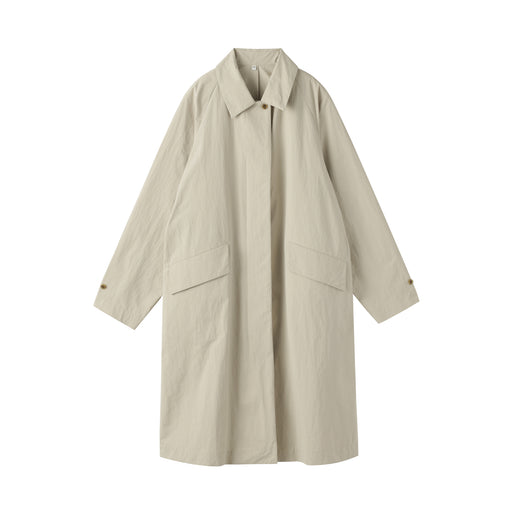 Water Repellent Long Coat Ivory MUJI