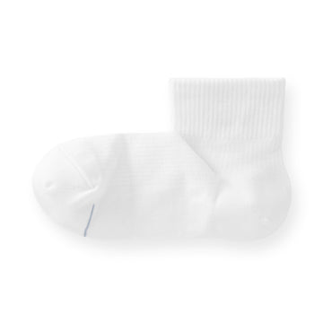 Moisture Wicking Short Socks White 23-25cm (US W7-9 M5-7.5) MUJI
