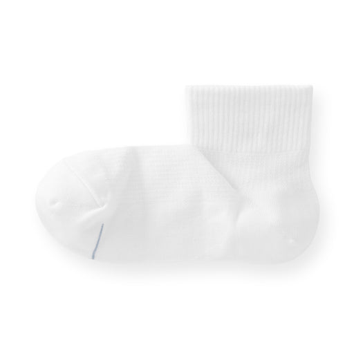 Moisture Wicking Short Socks White 23-25cm (US W7-9 M5-7.5) MUJI