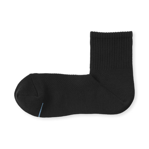 Moisture Wicking Short Socks Black MUJI