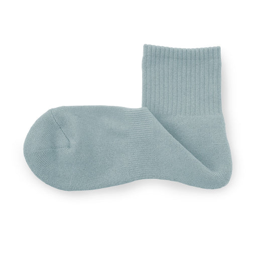 Pile Short Socks Misty Green MUJI