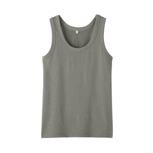 Labo Linen Blend Tank Top Gray MUJI