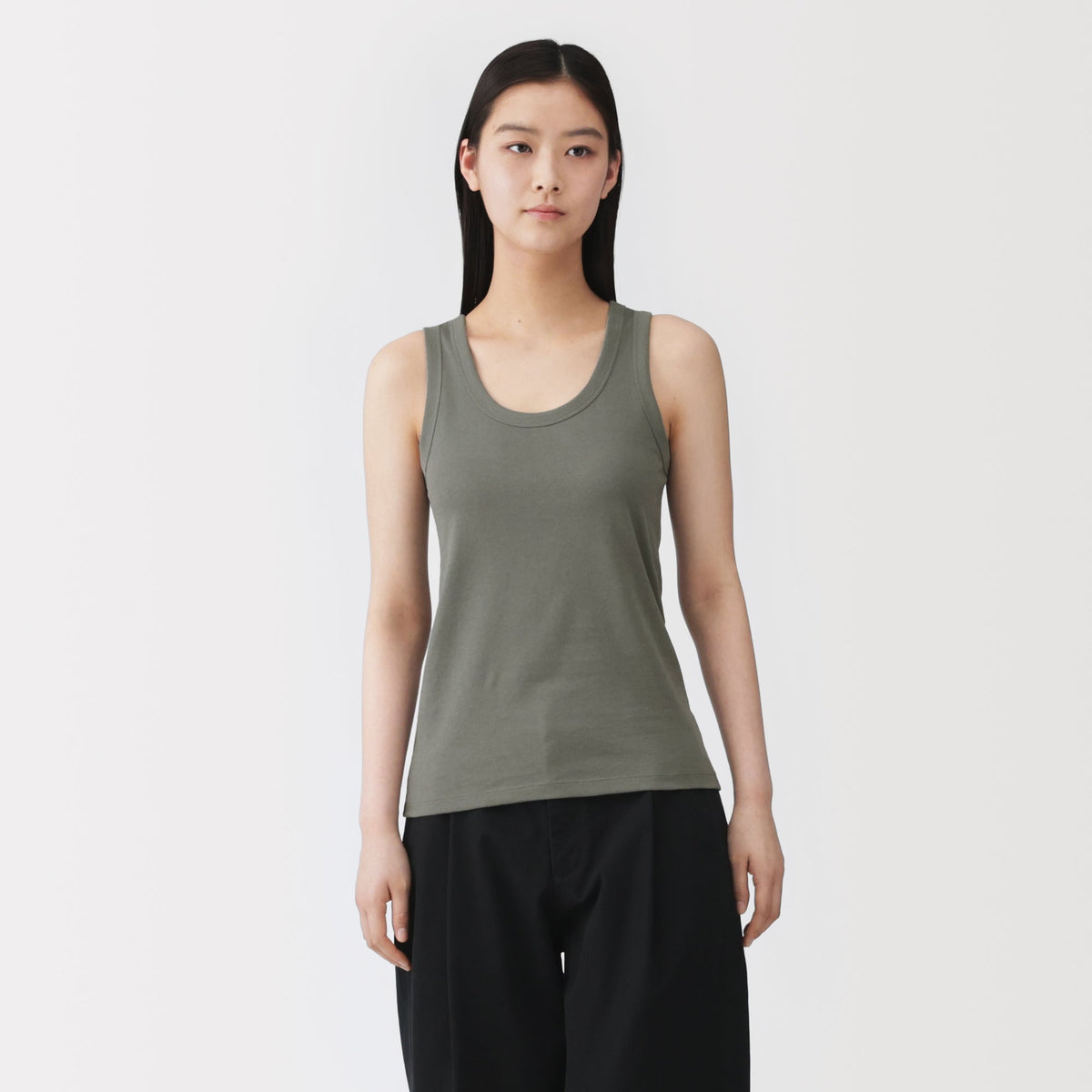 Labo Linen Blend Tank Top | Women's Tops | MUJI USA