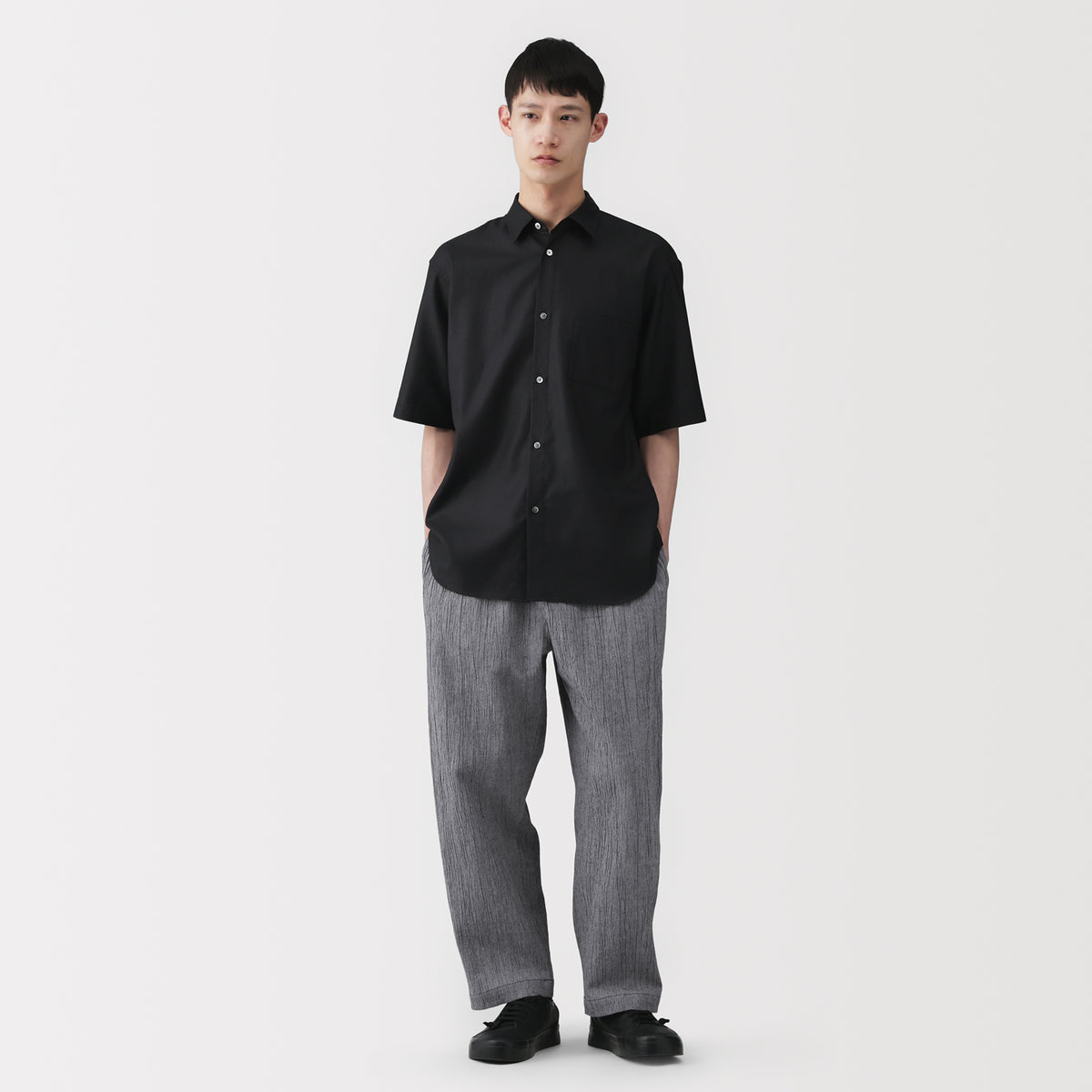Labo Takashima Chijimi Easy Pants