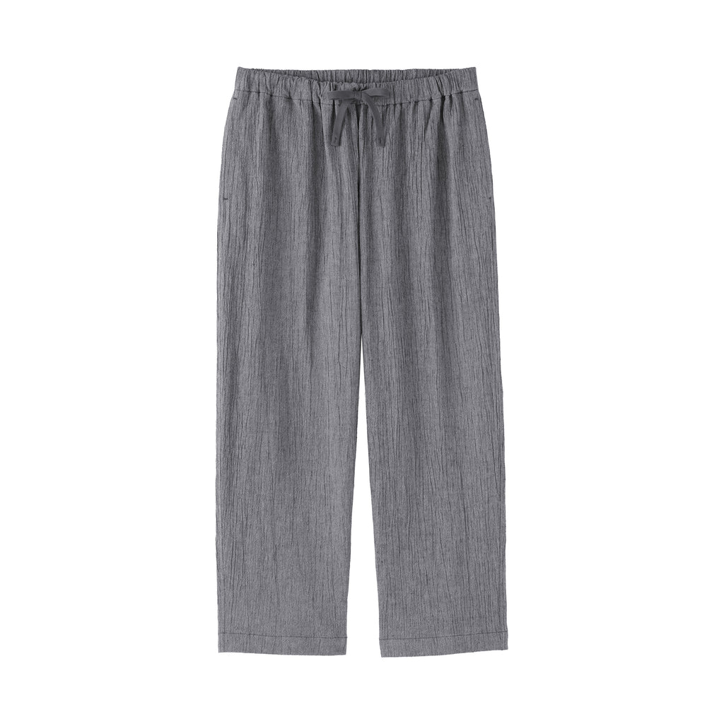 Labo Takashima Chijimi Easy Pants | Unisex Bottoms | MUJI USA
