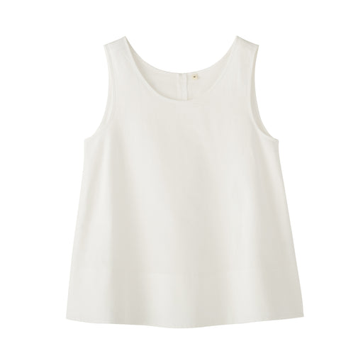 Labo Washi Blend Basket Weave Blouse Off White MUJI