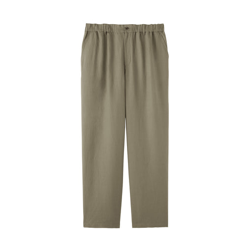 Labo Linen Lyocell Easy Pants Khaki MUJI