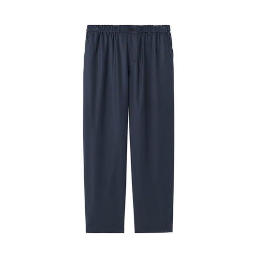 Labo Washi Blend Dobby Weave Pants Dark Navy MUJI