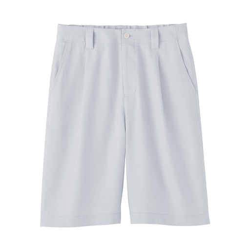Labo Washi Blend Dobby Weave Shorts Light Gray MUJI