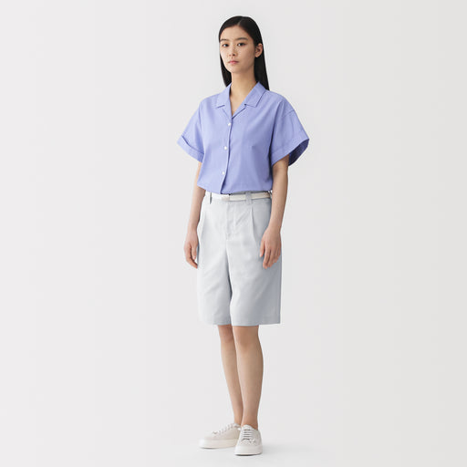 Labo Washi Blend Dobby Weave Shorts MUJI