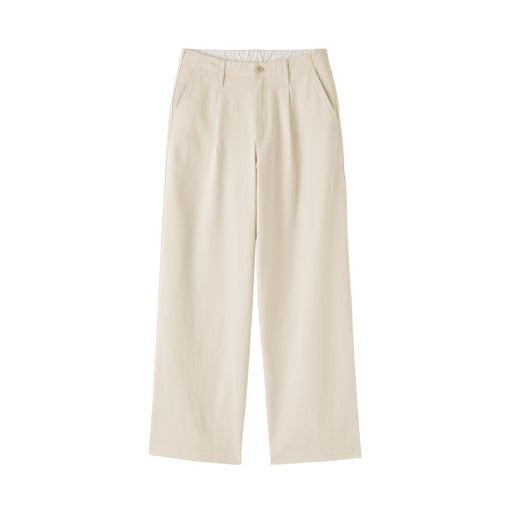 Chino Darted Wide Pants Ivory MUJI