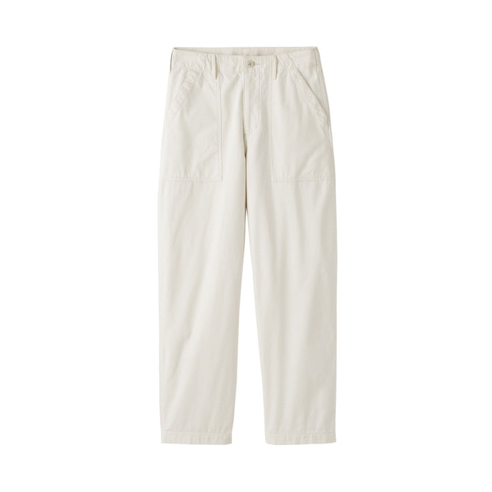 Cotton Satin Baker Pants | Women's Pants | MUJI USA