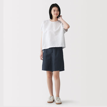 Hemp Blend Twill Shorts MUJI