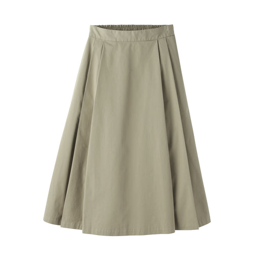 Twill Darted Skirt Beige MUJI