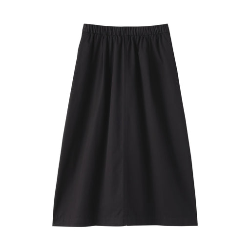 Cotton Easy Skirt Black MUJI