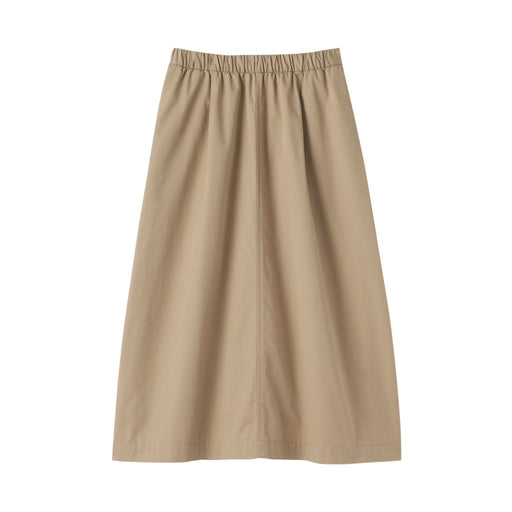 Cotton Easy Skirt Beige MUJI