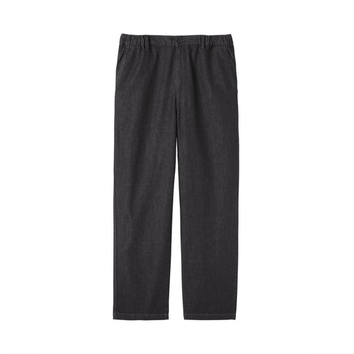 Denim Easy Pants Black MUJI