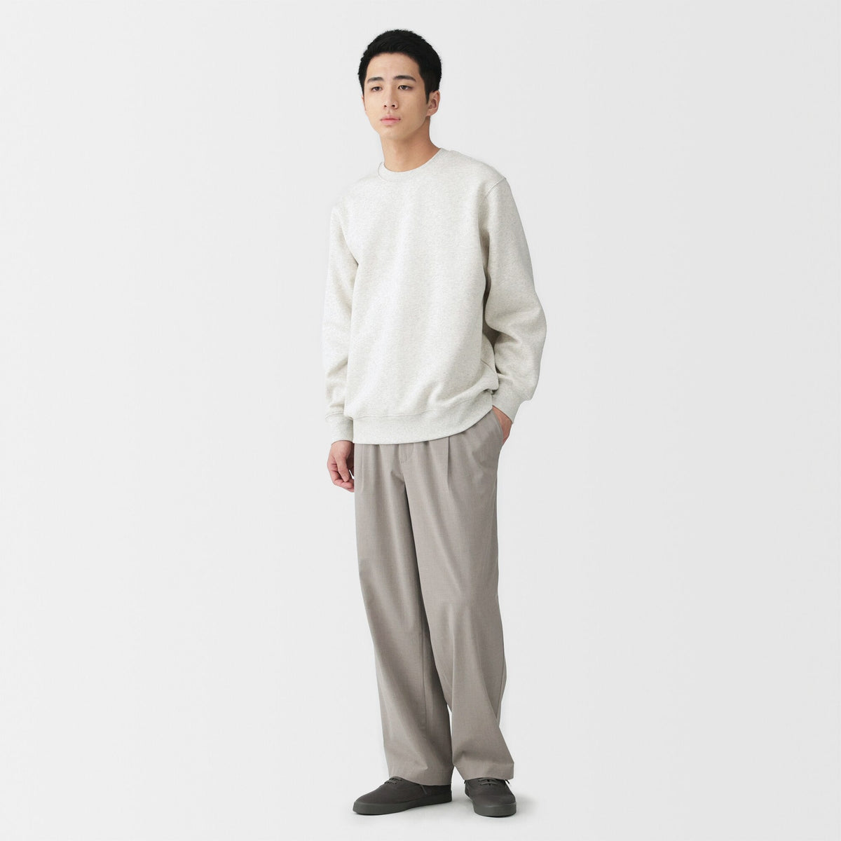 MUJI — Quick Dry Wide Pants