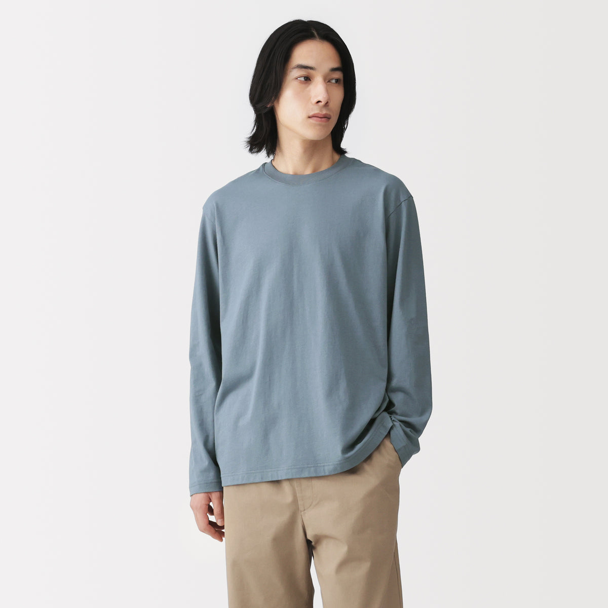 MUJI — Jersey Crewneck T-Shirt
