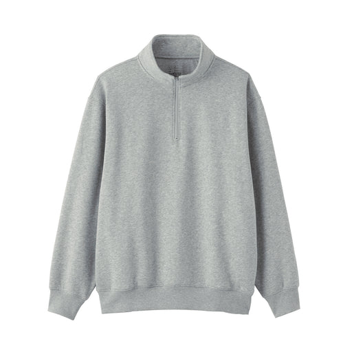 Half-Zip Sweatshirt Gray MUJI