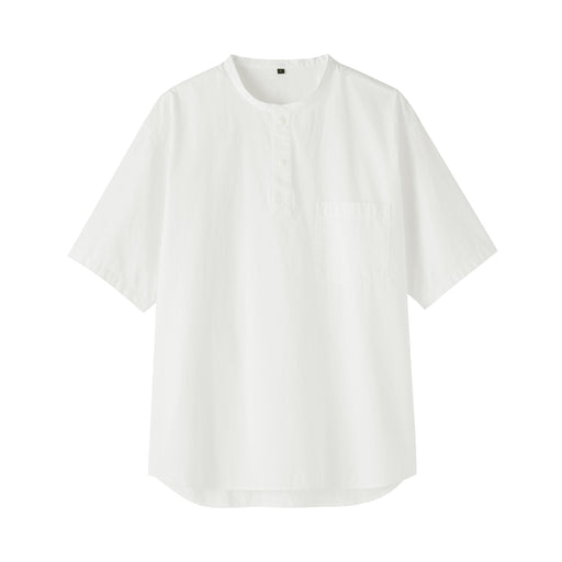 Cool Touch Henley T-Shirt White MUJI