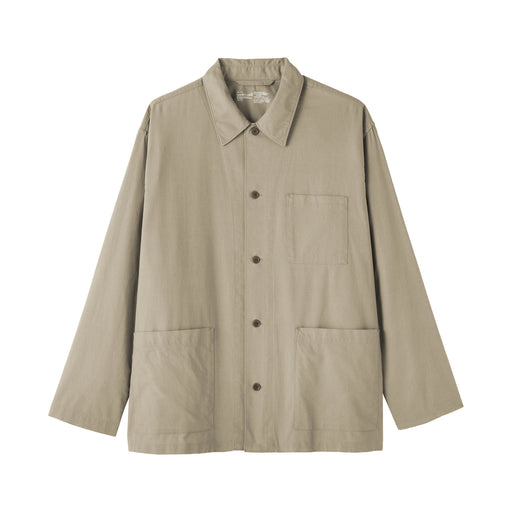 Cool Touch Shirt Jacket Grayish Brown MUJI
