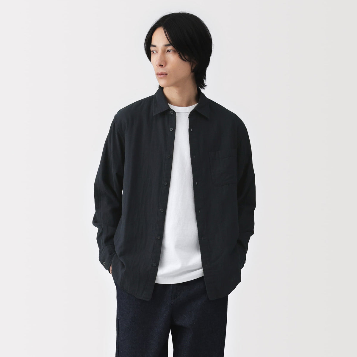 Kapok Blend Double Gauze Shirt