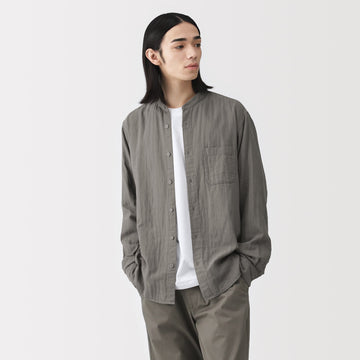Kapok Blend Double Gauze Shirt MUJI