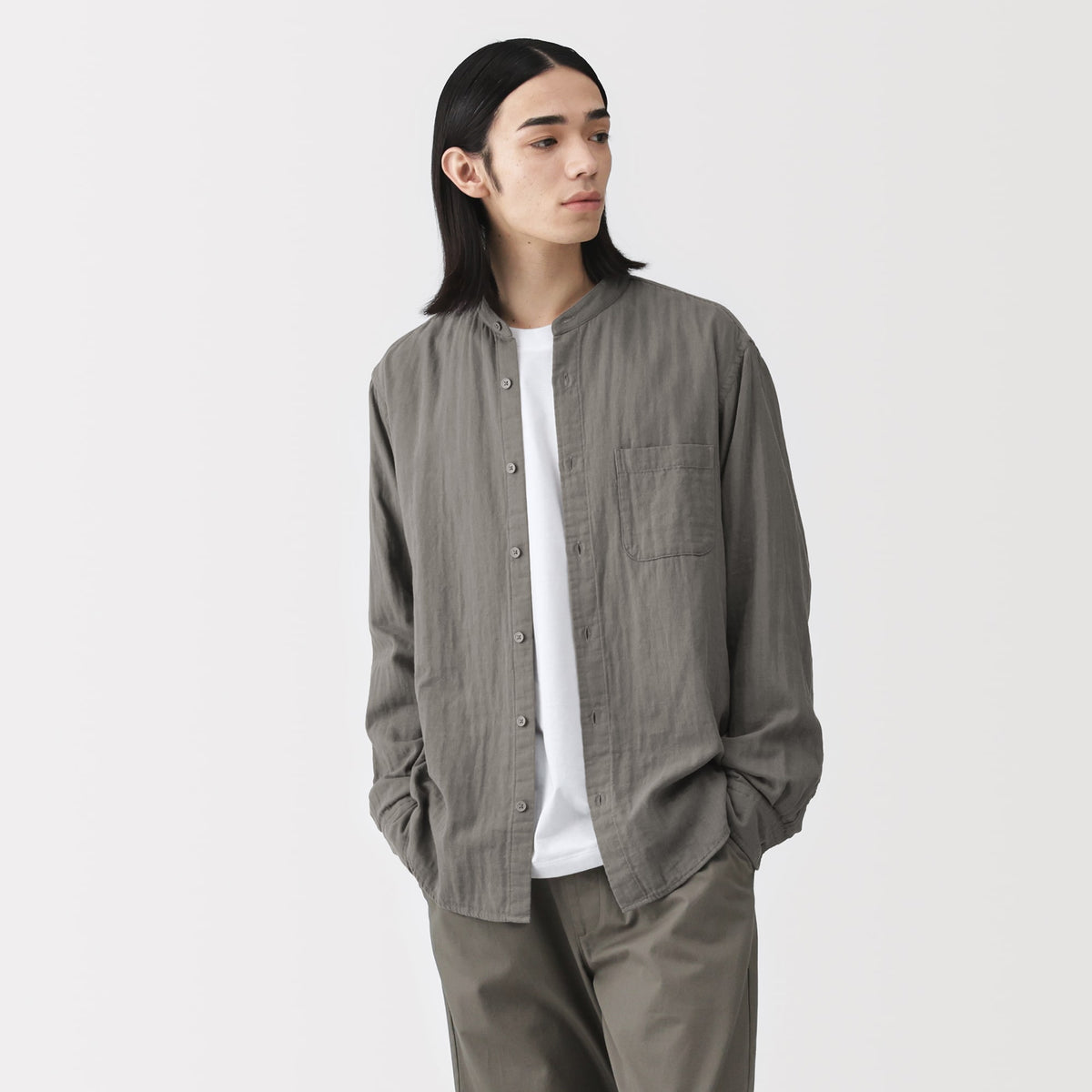 Kapok Blend Double Gauze Shirt
