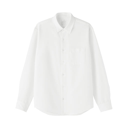 Breathable Seersucker Shirt White MUJI