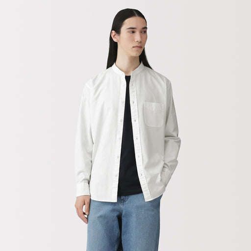 Oxford Stand Collar Shirt MUJI