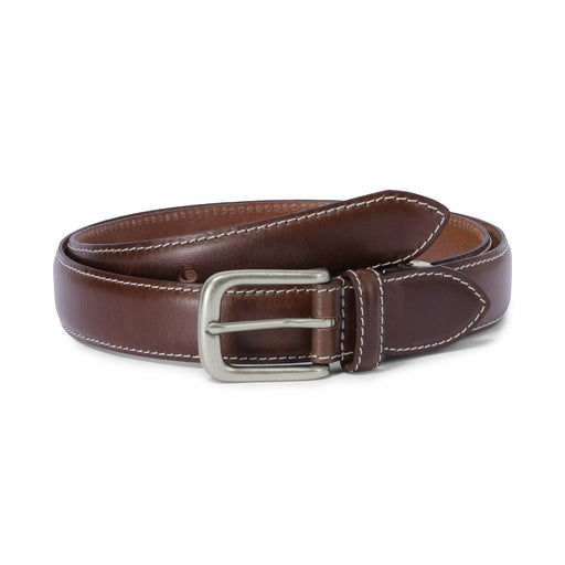 Tanned Leather Adjustable Belt Dark Brown MUJI
