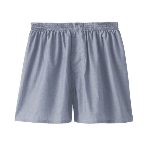 Lyocell Blend Front Open Trunks Light Navy MUJI