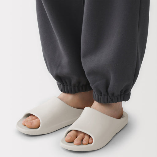 Foot Shaped Sandals Sand Beige MUJI