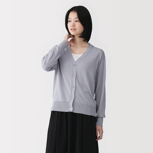 Light Knit V-Neck Cardigan MUJI