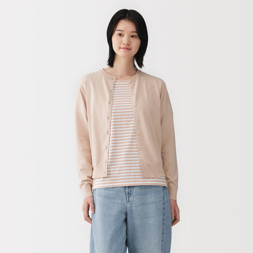 High-Twist Cotton Cardigan MUJI