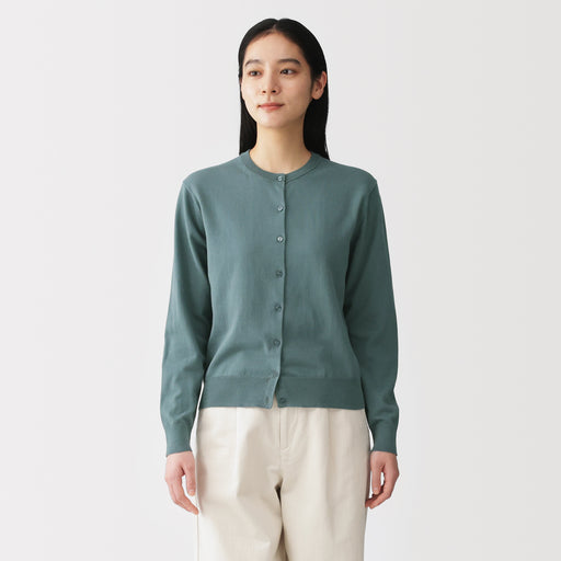 High-Twist Cotton Cardigan MUJI