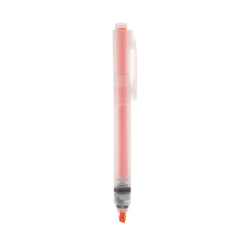 Retractable Highlighter Orange MUJI