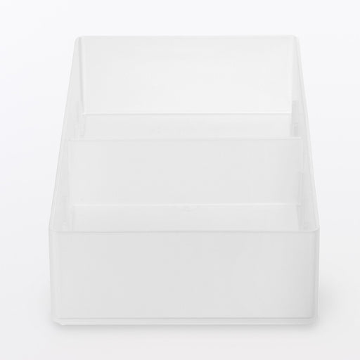 Polypropylene Desk Organizer 2 (W3.9 x D7.9 x H1.6") MUJI