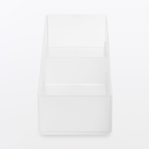Polypropylene Desk Organizer 3 (W2.6 x D7.9 x H1.6") MUJI