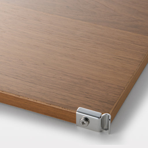 SUS Shelving Unit Additional Shelf - Walnut - Square (16.5") MUJI