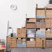 Stacking Shelf Oak Additional 5 Shelves | Modular | MUJI USA