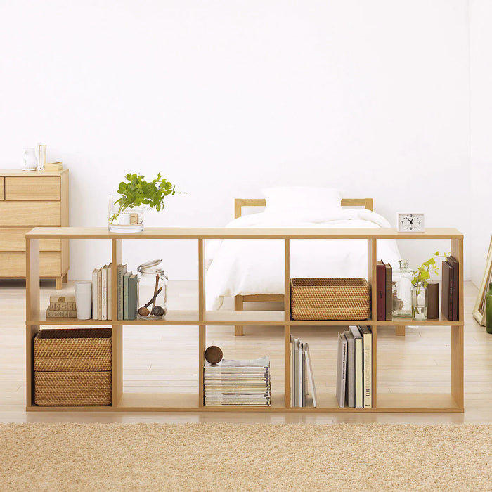 Oak Stacking Shelf 5 x 2 | Furniture | MUJI USA