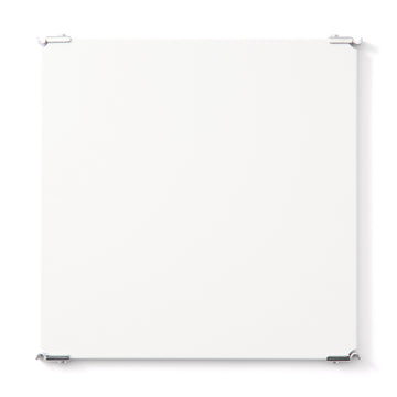 SUS Shelving Unit Additional Shelf - White Gray - Square MUJI
