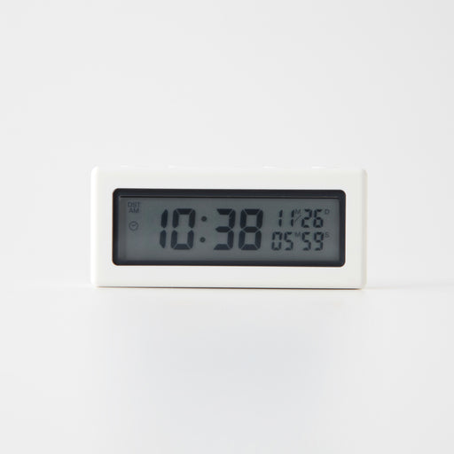 Digital Timer Clock White MUJI