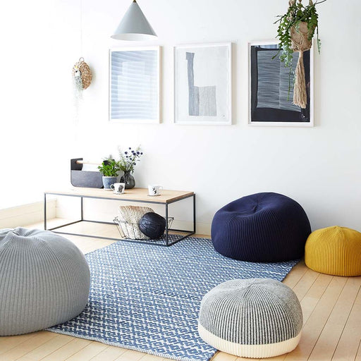 IDÉE PUUF Cover - Navy (Cushion Sold Separately) MUJI