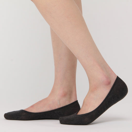 Non Slip No Show Wide Toe Socks 21-25cm MUJI